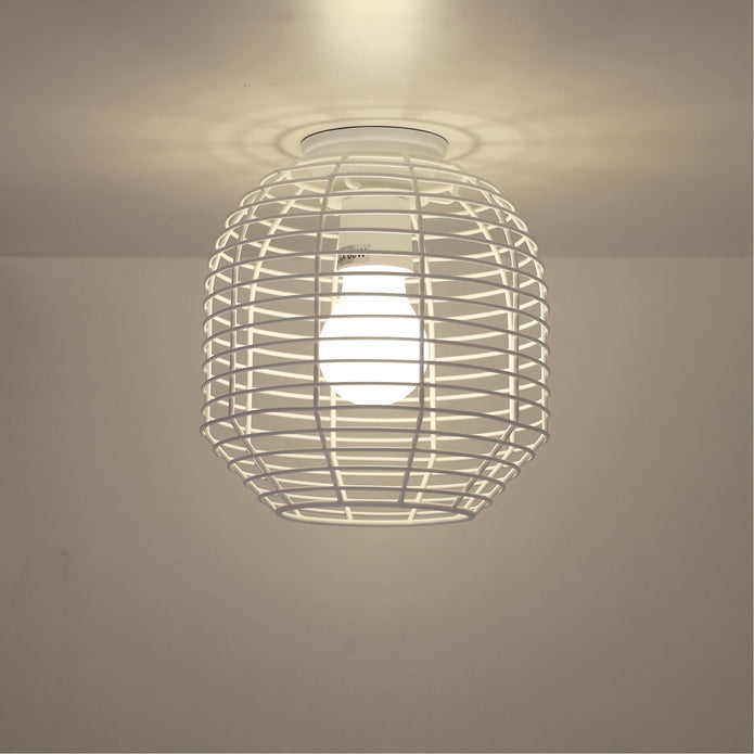 Eve 18 White Wire Retro Industrial DIY Shade