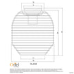 Eve 18 White Wire Retro Industrial DIY Shade