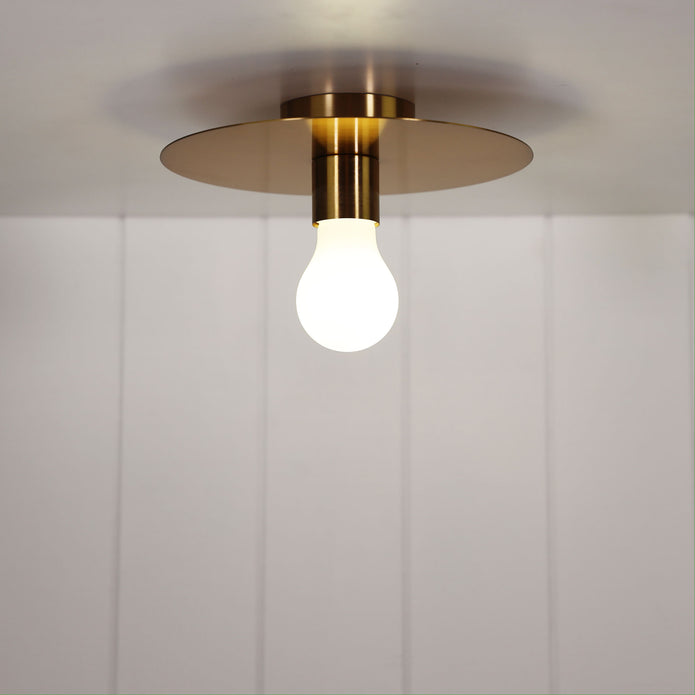 Piato Brushed Brass DIY Batten Holder Cover
