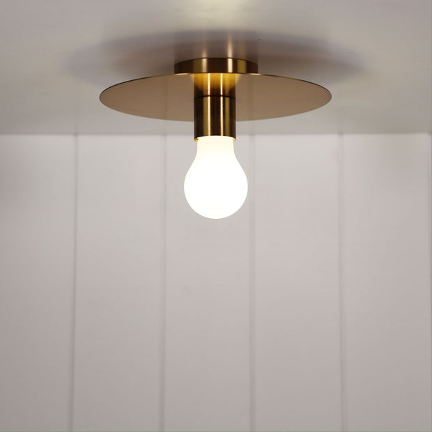 Piato Brushed Brass DIY Batten Holder Cover