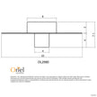 Piato White DIY Batten Holder Cover