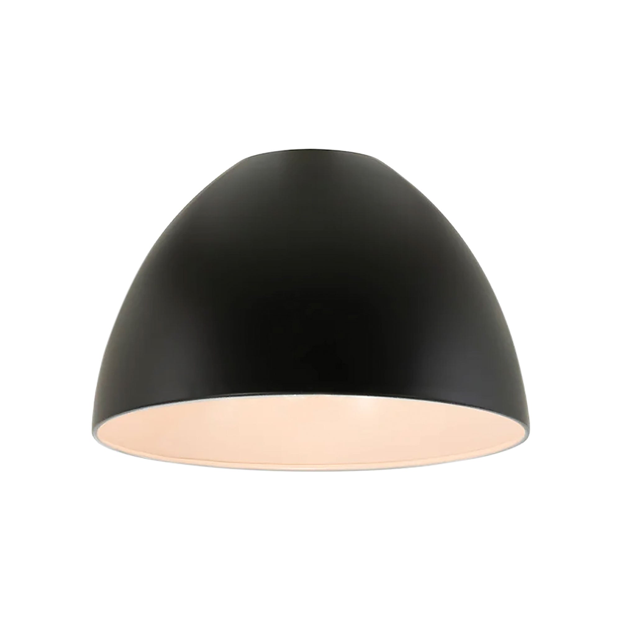 Strobe Black 25cm Domed Metal DIY