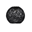Kono 25cm Black Painted String DIY Shade