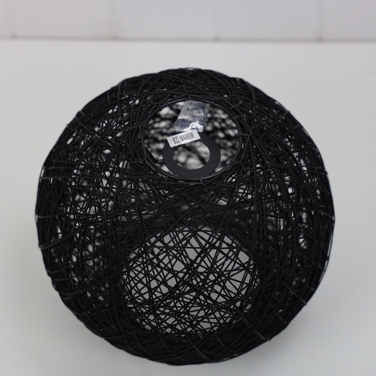 Kono Black Painted String DIY Shade