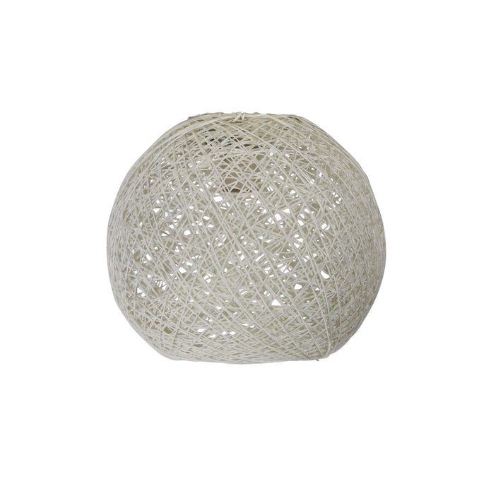 Kono 25cm White Painted String DIY Shade