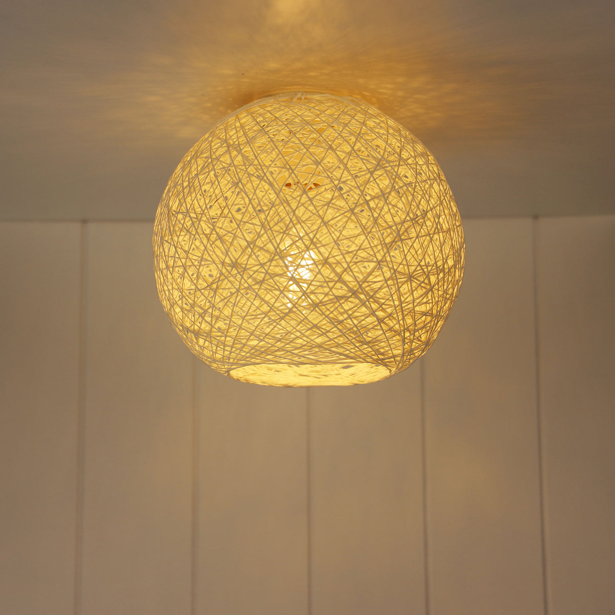 Kono White Painted String DIY Shade
