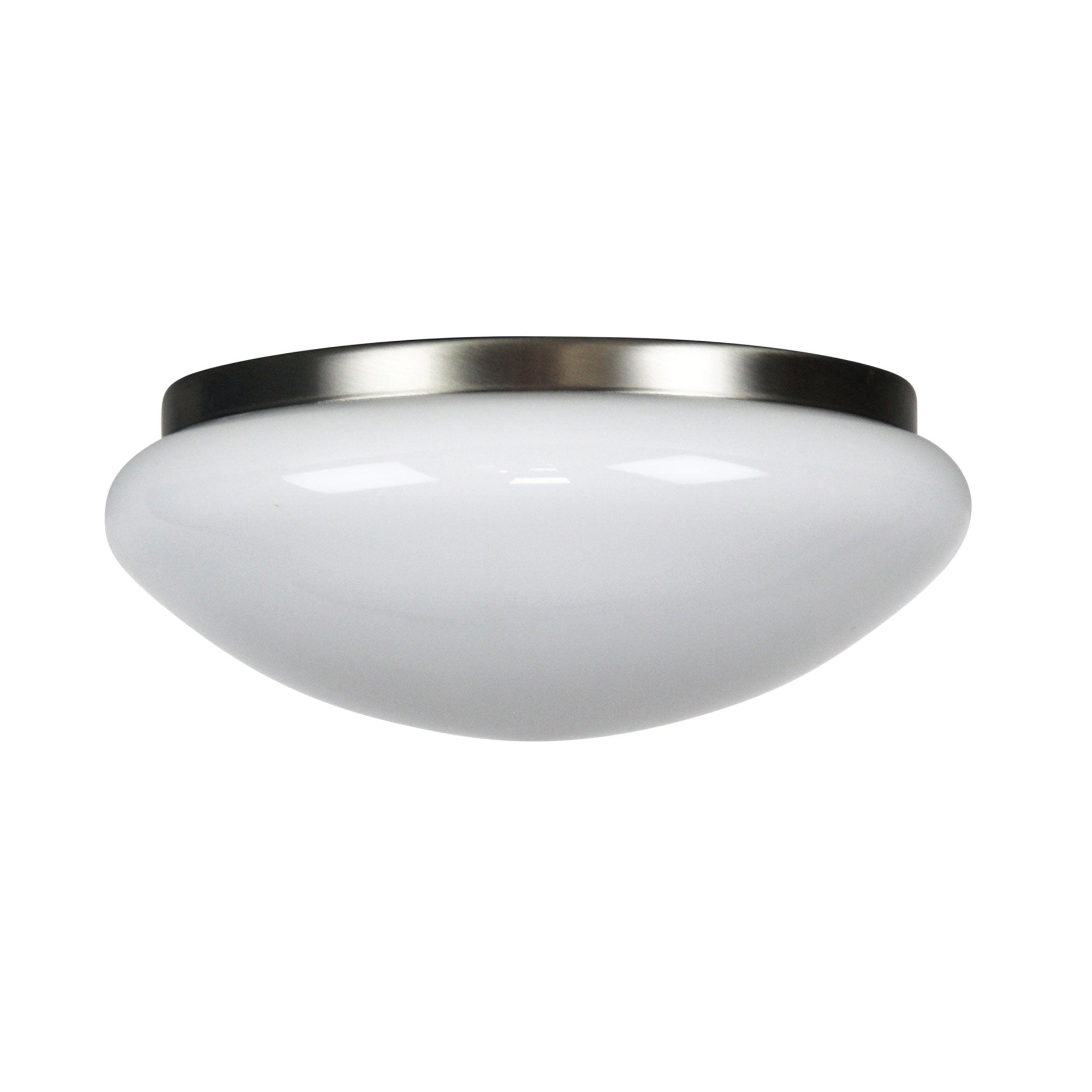Clipper Brushed Chrome Light For Ceiling Fan