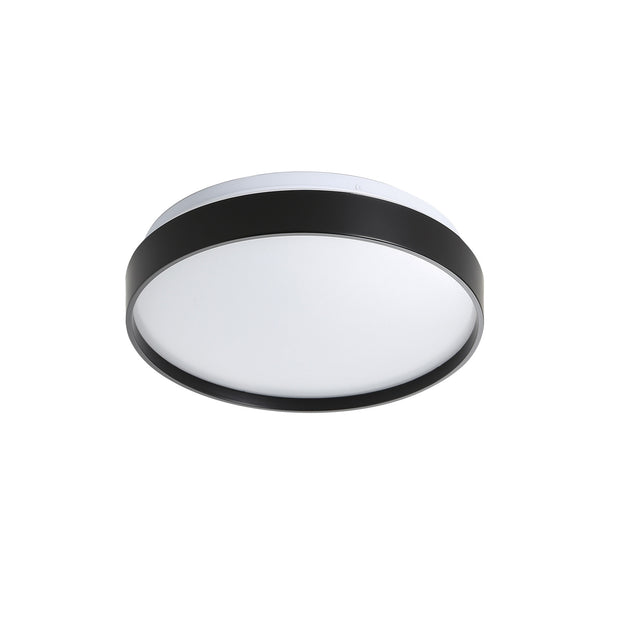 Leena 33 Black Tri-colour LED Ceiling Light