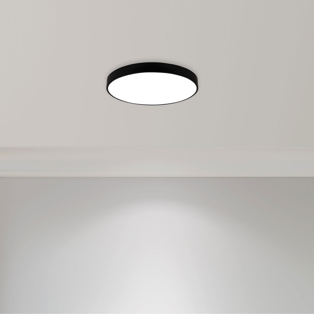 Orbis 50 Black 30W CCT LED Oyster Light