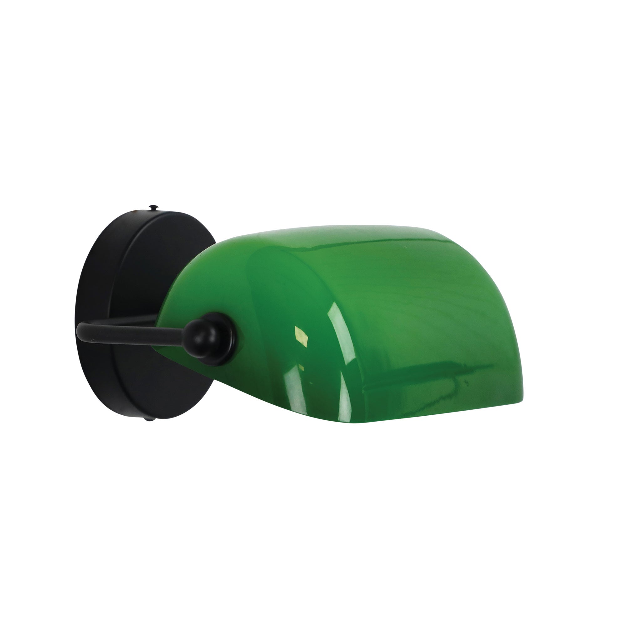 Bankers Black Wall Light