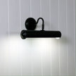 Picture Light Matt Black 2 Light Wall Light