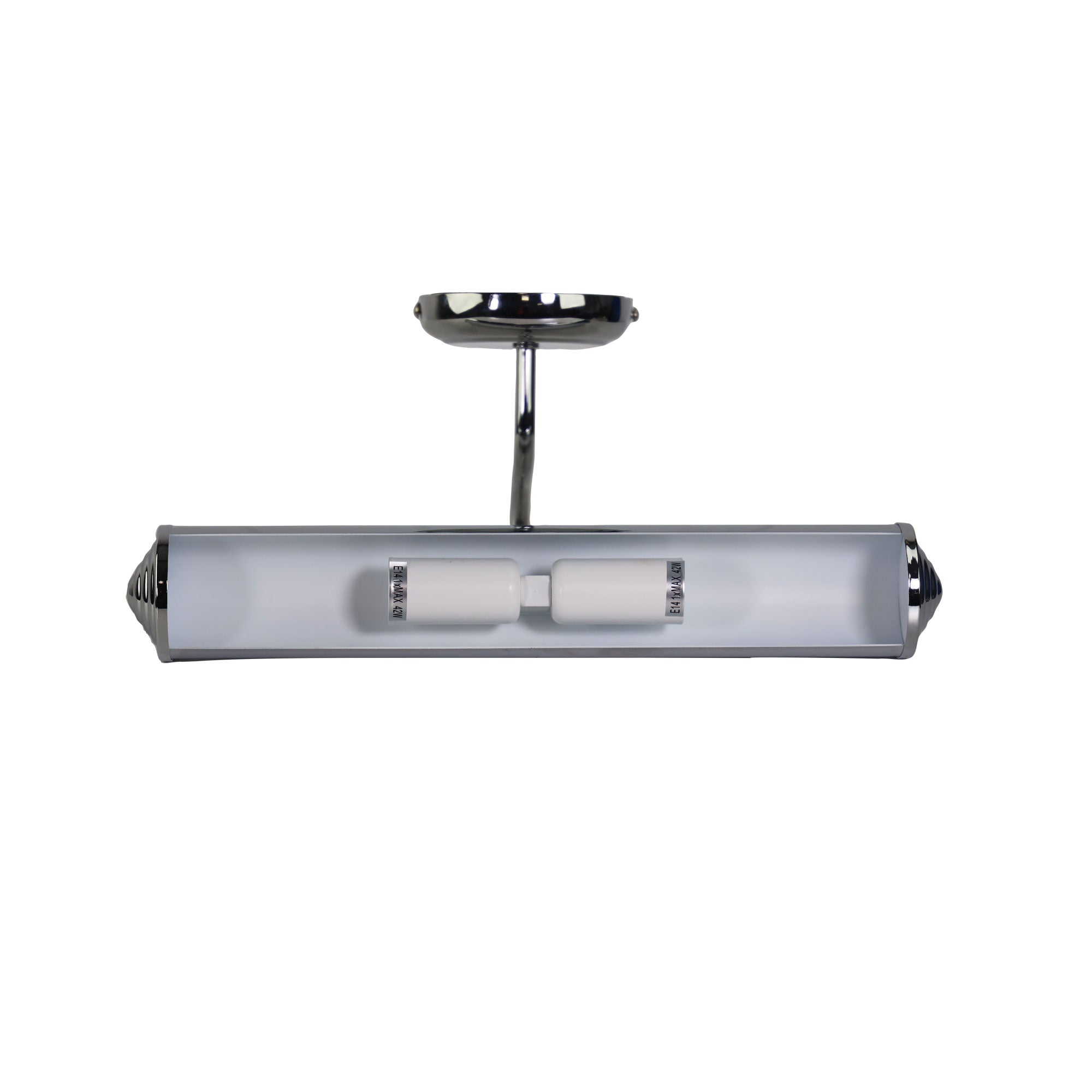 Picture Light Chrome Plated 2 Light Wall Light
