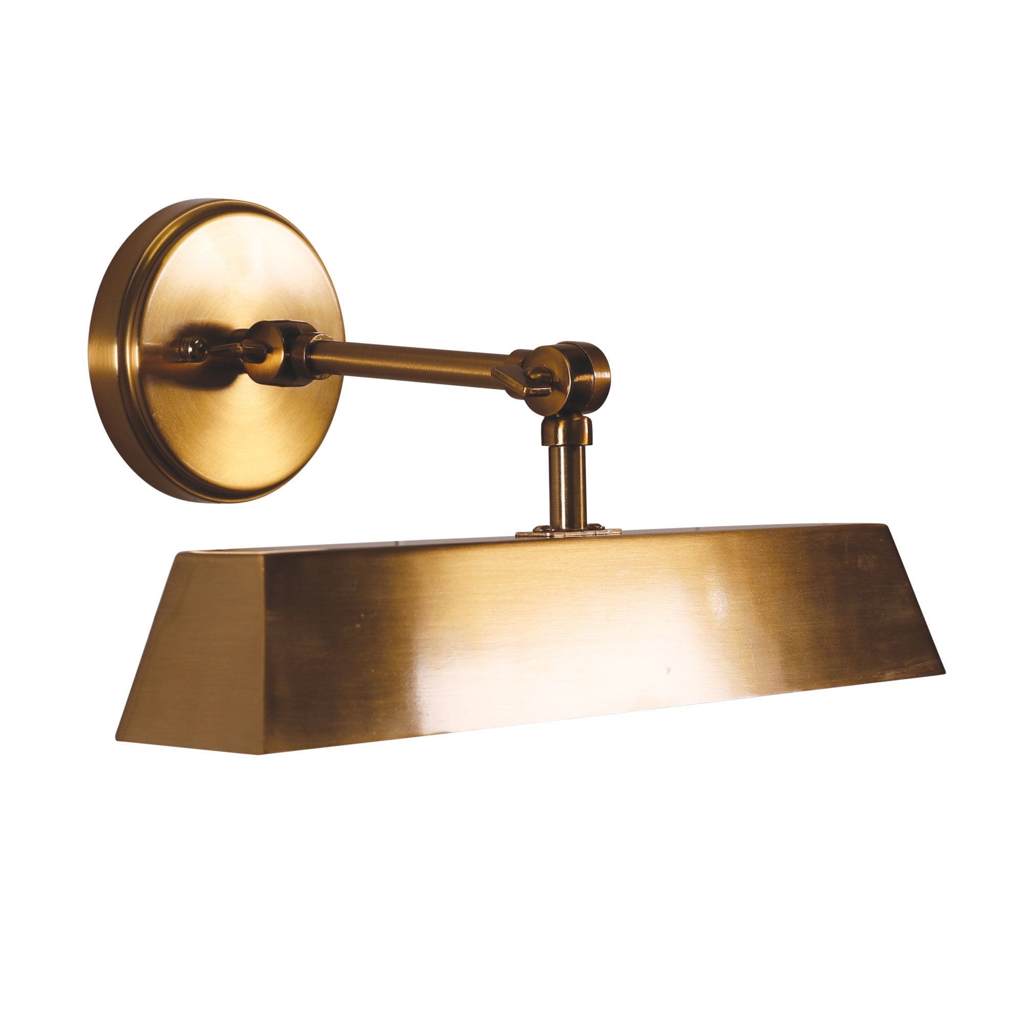 Loxby Satin Brass Metal Wall Light
