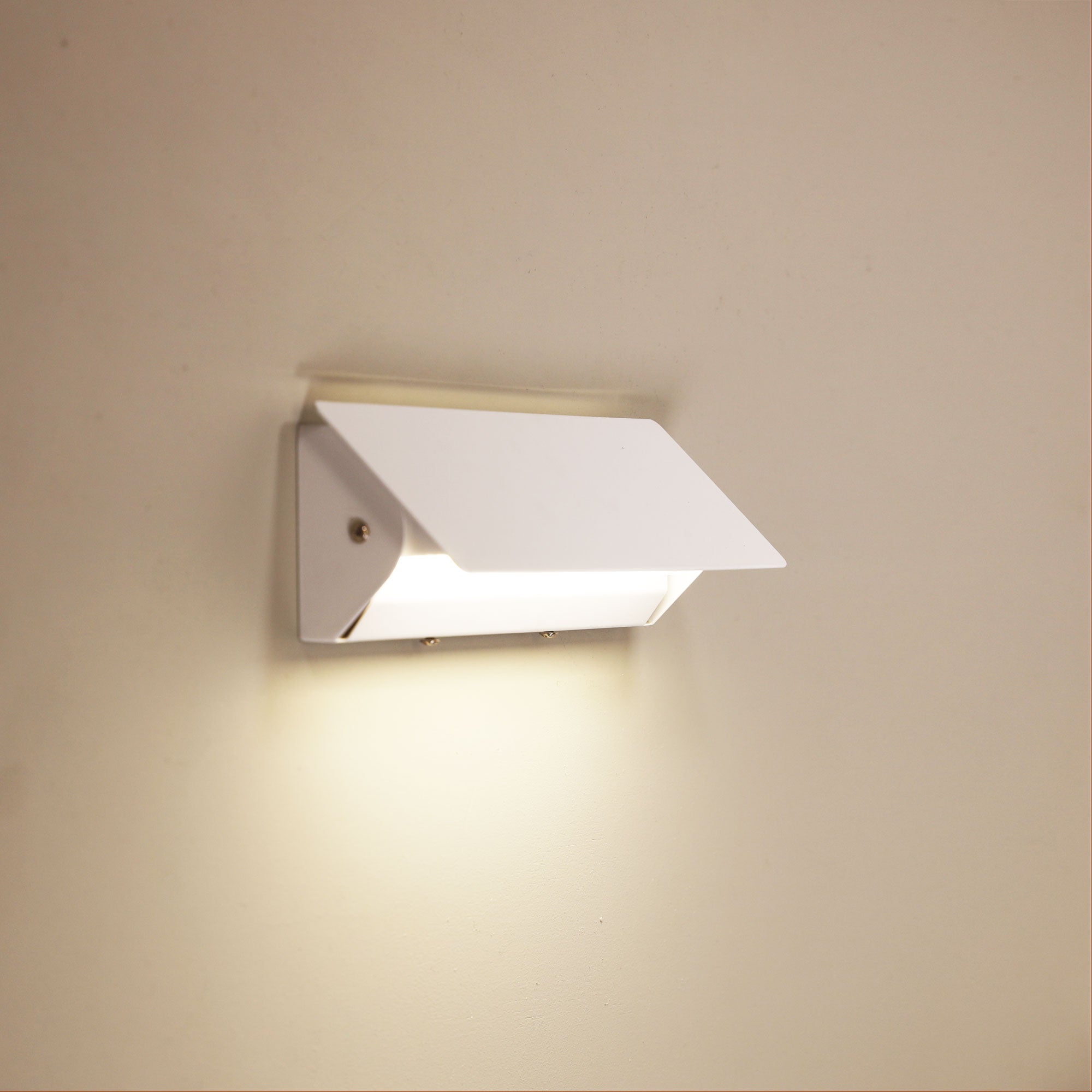 Nimmo White 8W CCT Adjustable LED Wall Light