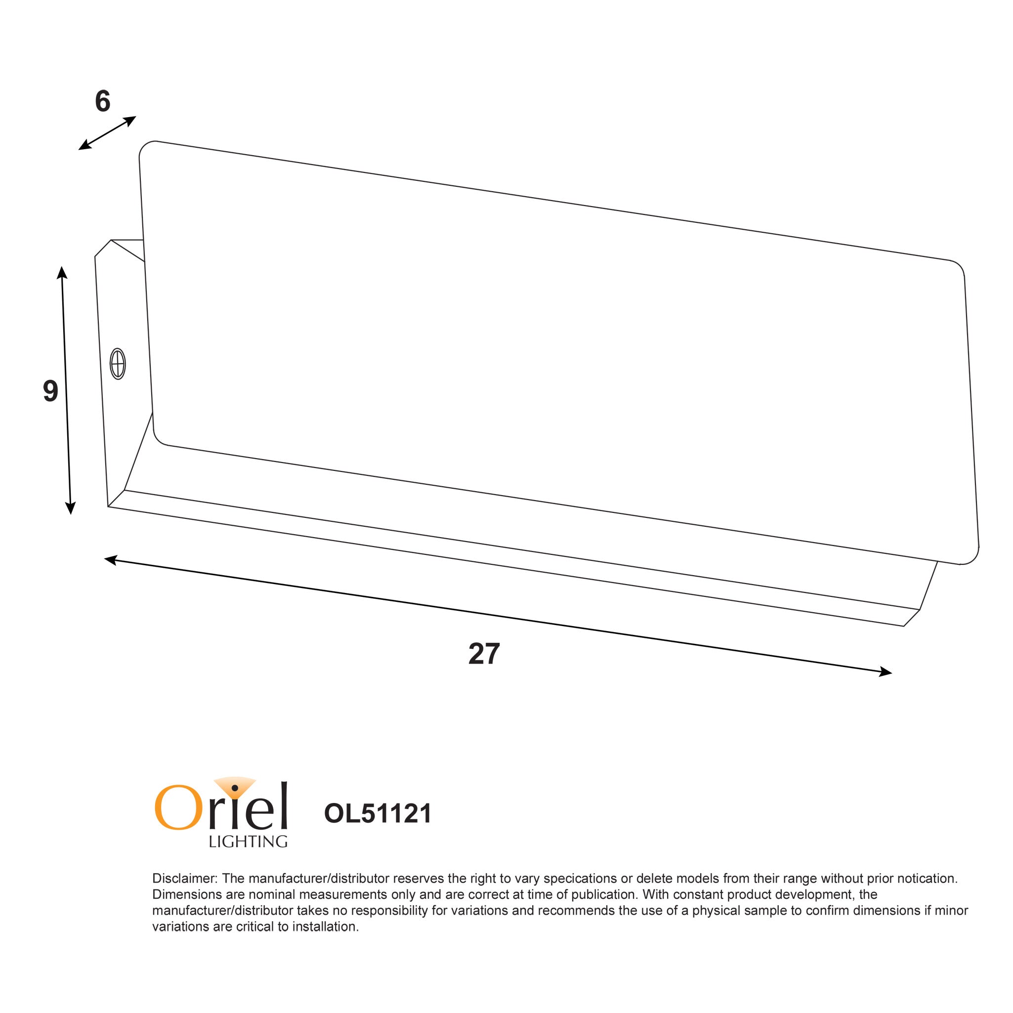 Nimmo White 8W CCT Adjustable LED Wall Light