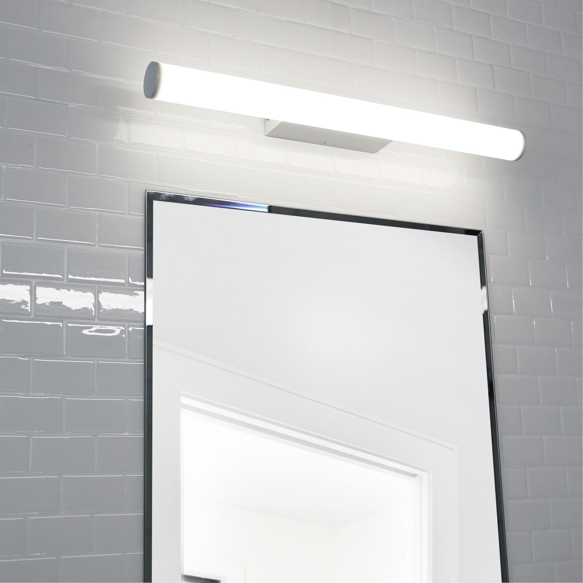 Trella 60 White & Opal 12W CCT IP44 Vanity Light
