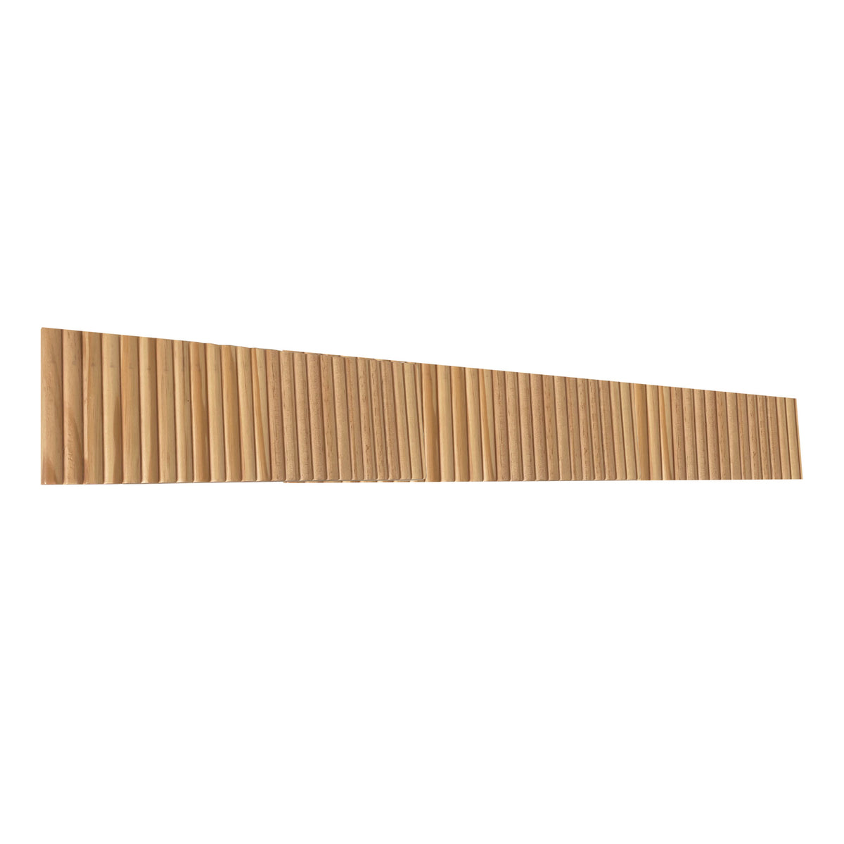 Rafter 90 Scalloped Wood Tricolour LED Wall Light