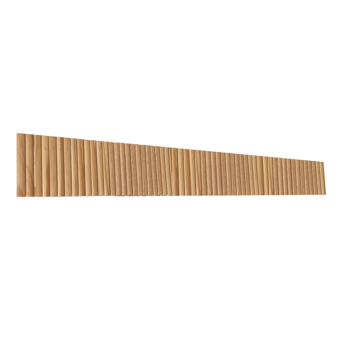 Rafter 90 Scalloped Wood Tricolour LED Wall Light