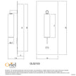 Hotel Black 3W 4000K LED Spot Wall Light With USB & Switch