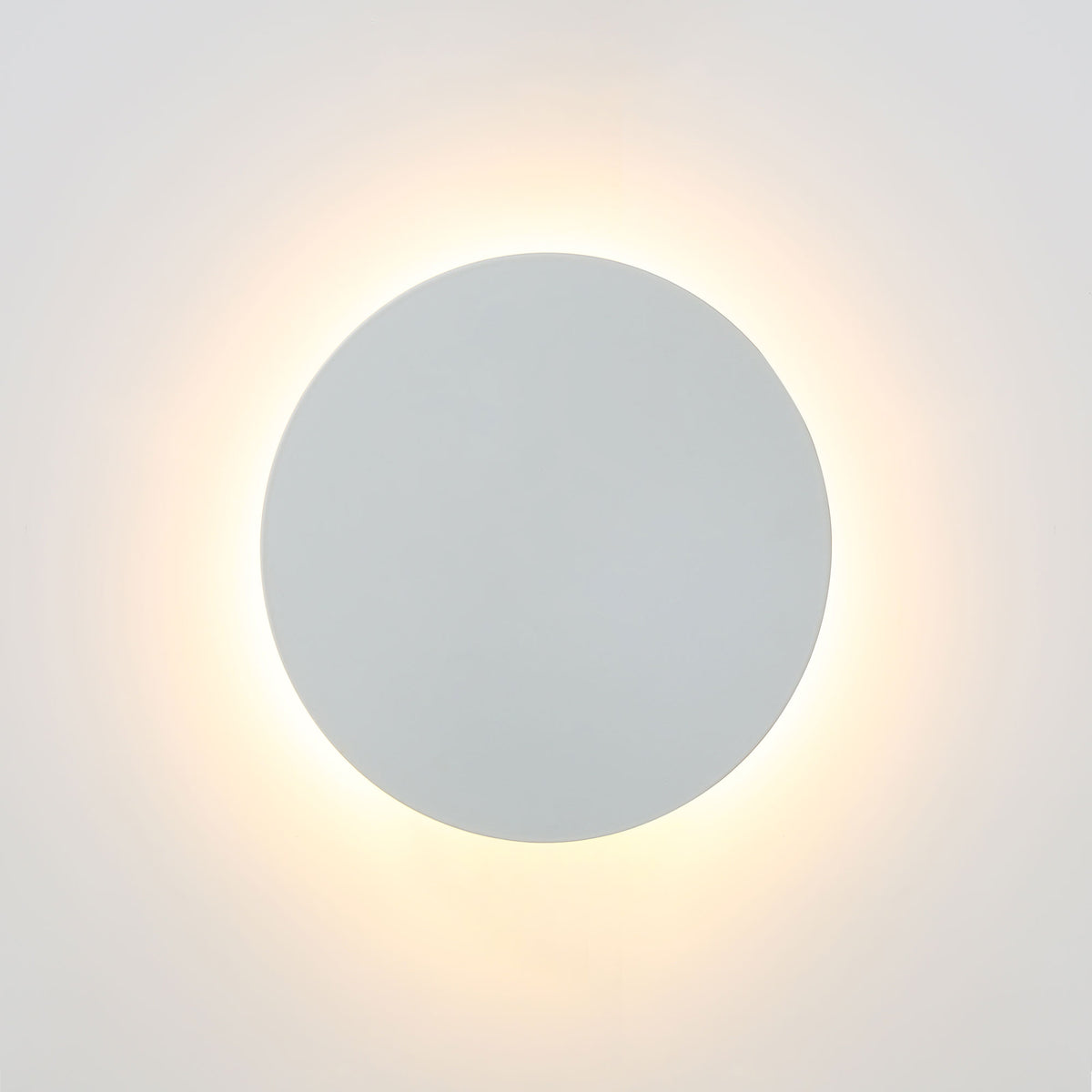 Dot 20 Black 8W CCT Backlit LED Wall Light