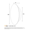 Dot 25 Black 14W CCT Backlit LED Wall Light