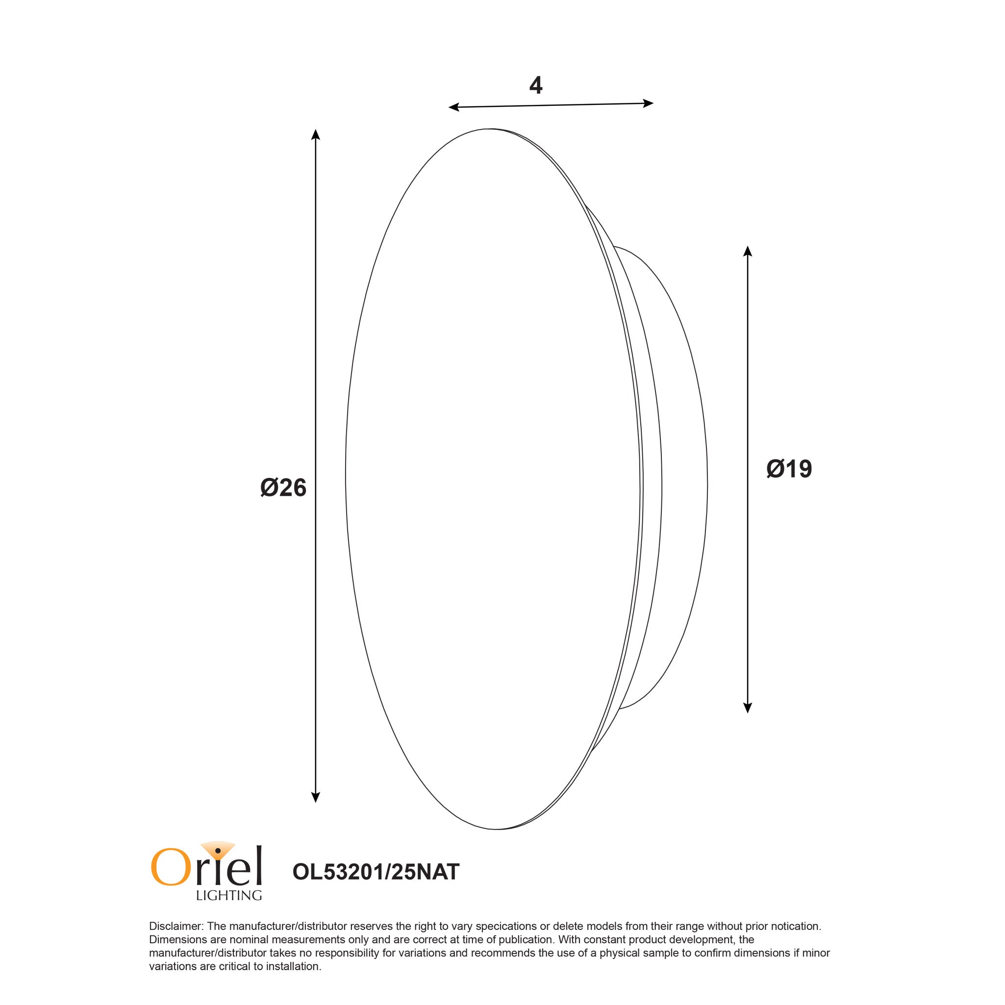 Dot.25 Natural Timber 14W CCT Backlit LED Wall Light