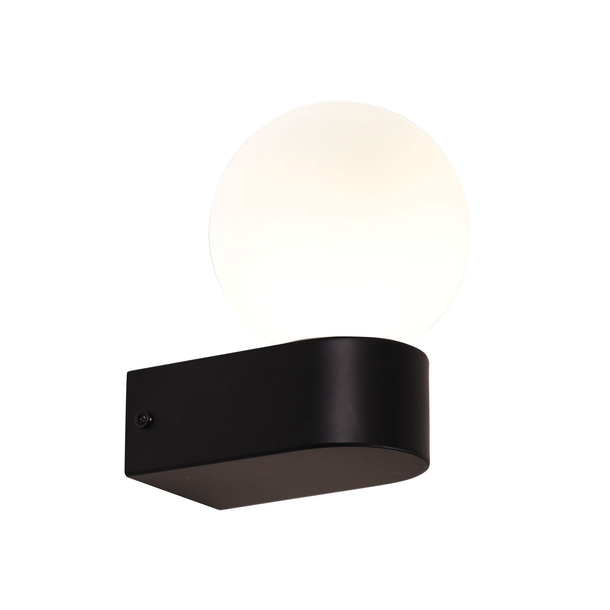 Minne Black & Opal IP44 G9 Wall Light