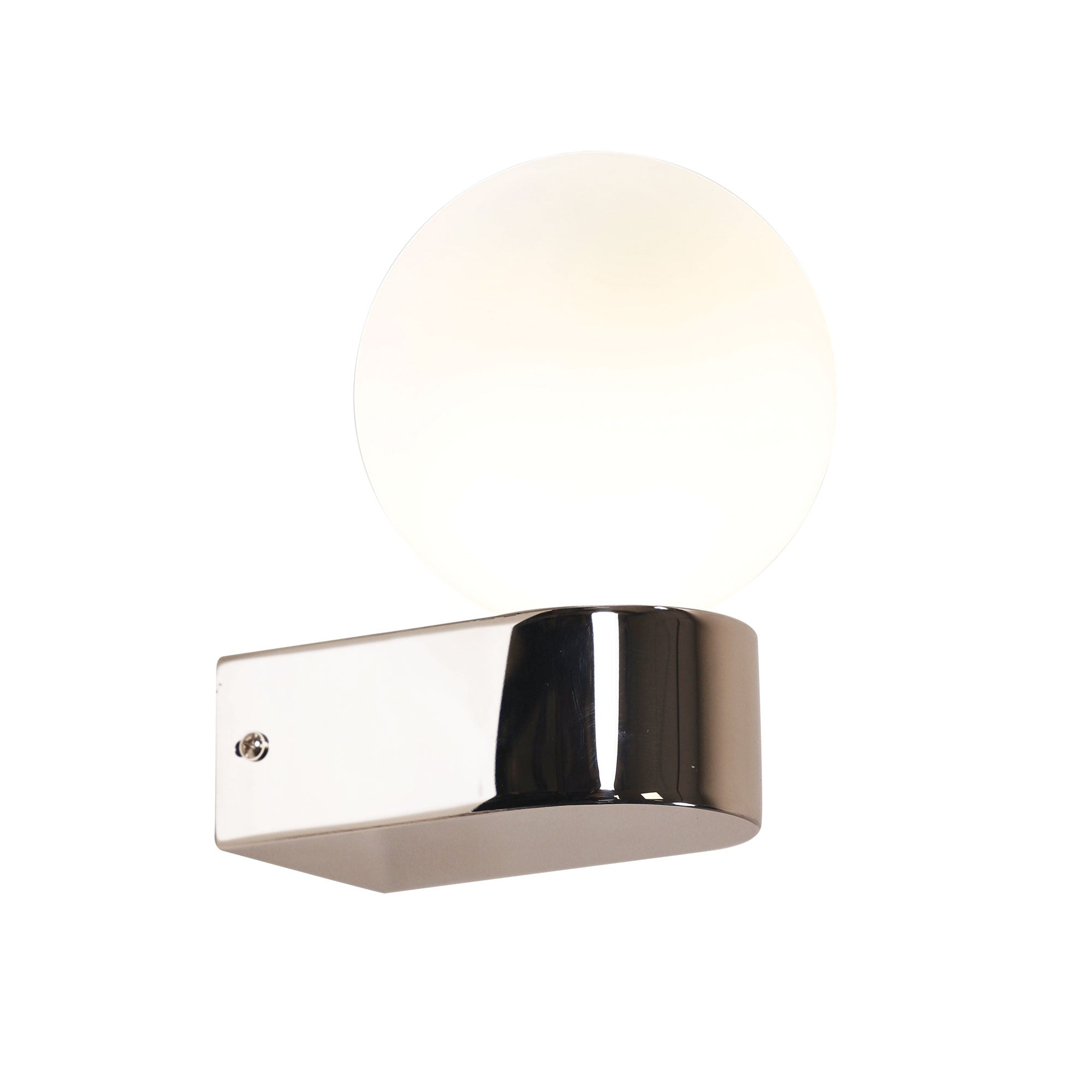 Minne Chrome & Opal Glass G9 Wall Light