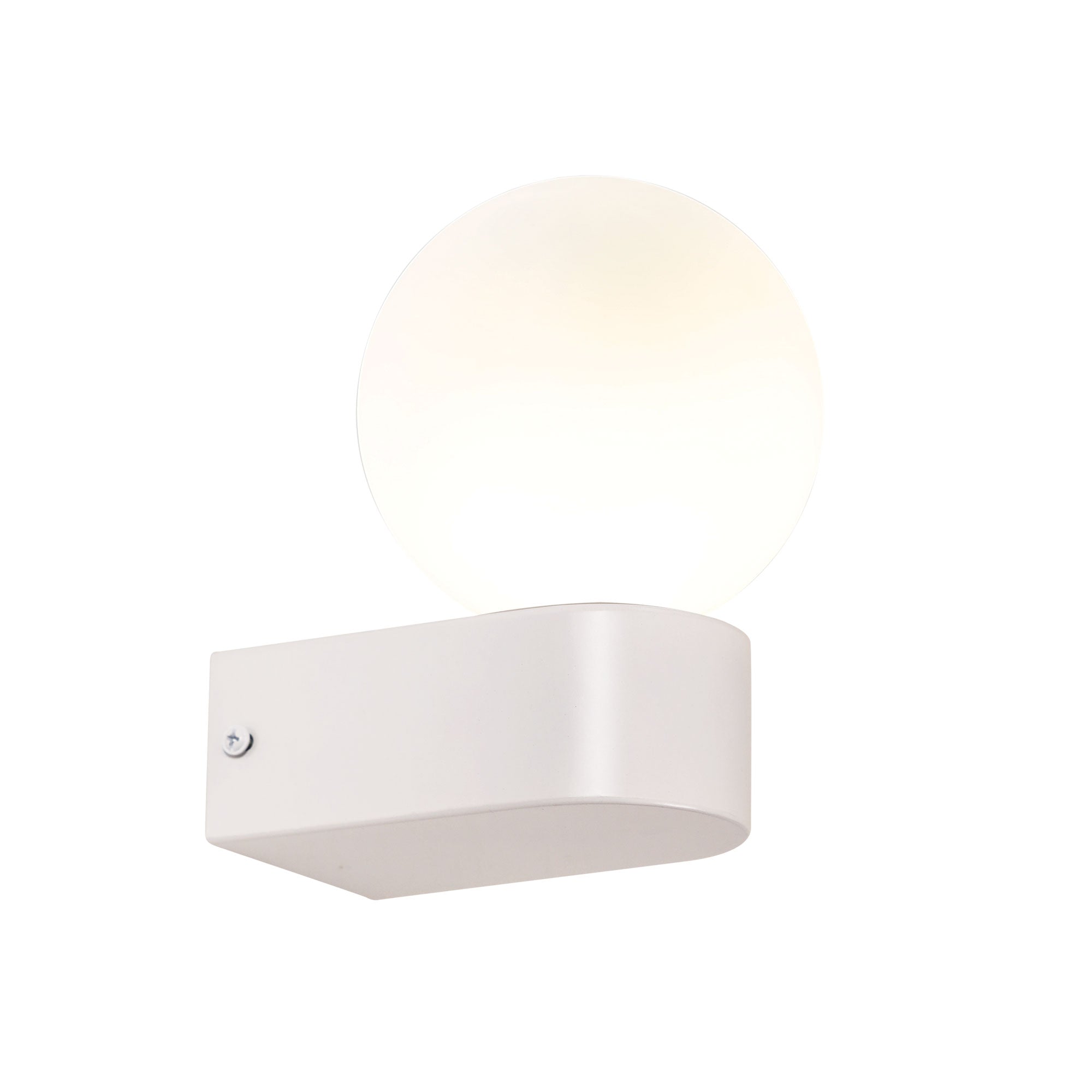 Minne White & Opal Glass G9 Wall Light