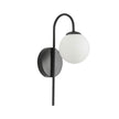 Noxe Black & Opal Matt G9 Wall Light