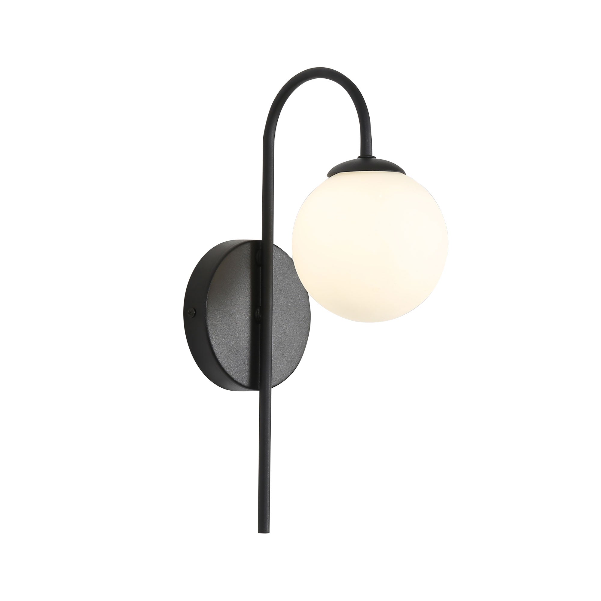 Noxe Black & Opal Matt G9 Wall Light