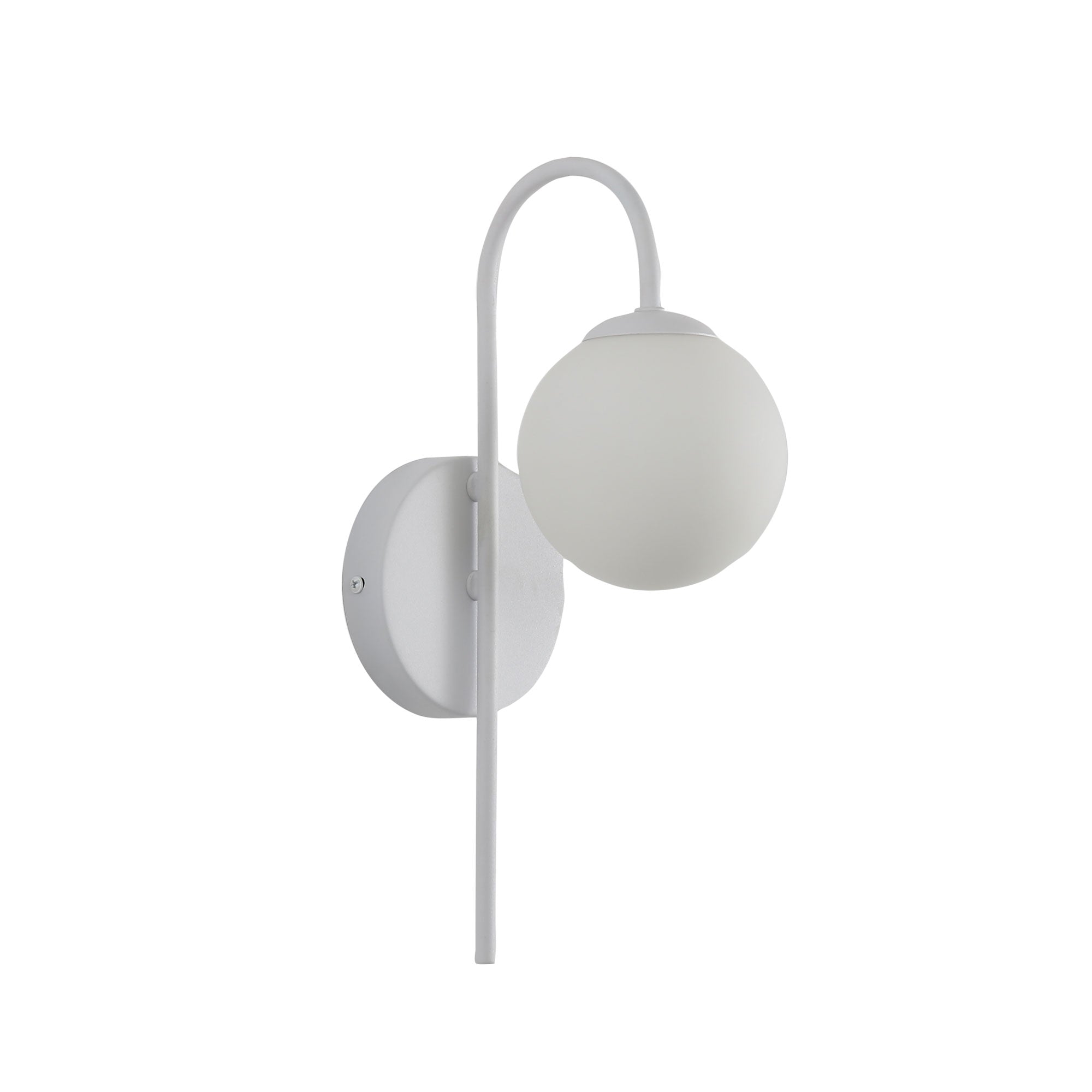 Noxe White & Opal Matt G9 Wall Light