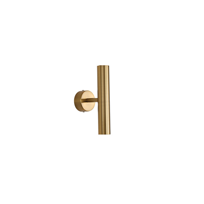 Toli Satin Brass Twin Wall Light