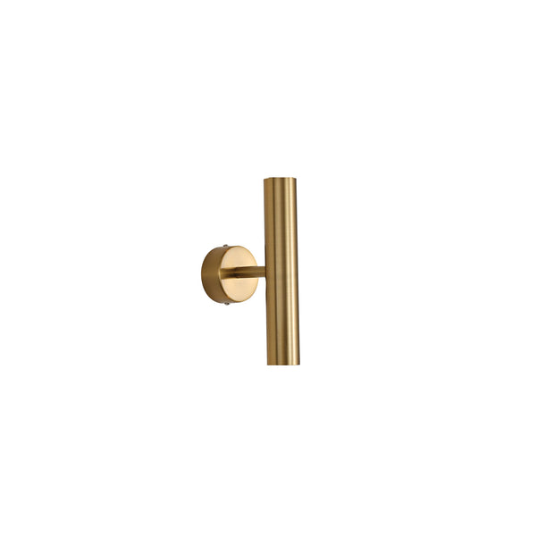 Toli Satin Brass Twin Wall Light