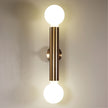 Toli Satin Brass Twin E27 Wall Light