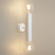 Toli White Twin E27 Wall Light