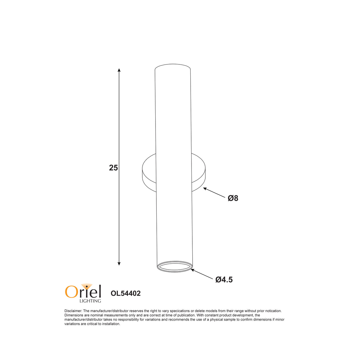 Toli White Twin E27 Wall Light