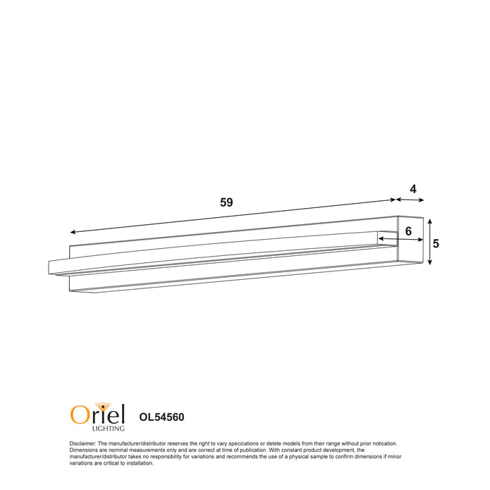 Gebo 60 White 16W CCT Vanity Light