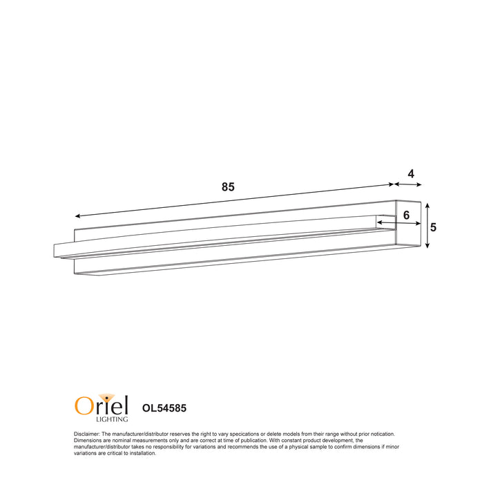 Gebo 85 Chrome 24W CCT Vanity Light