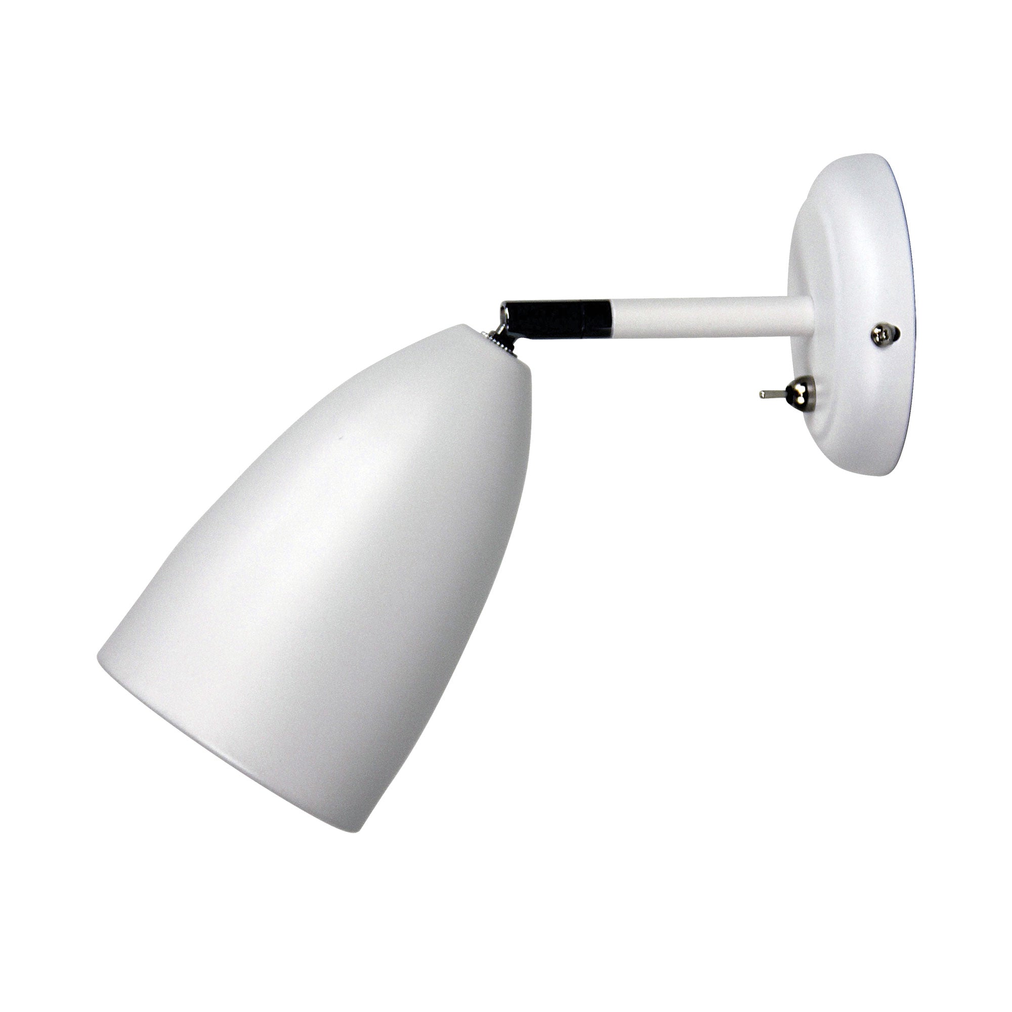 Salem with Switch Adjustable White Wall Light