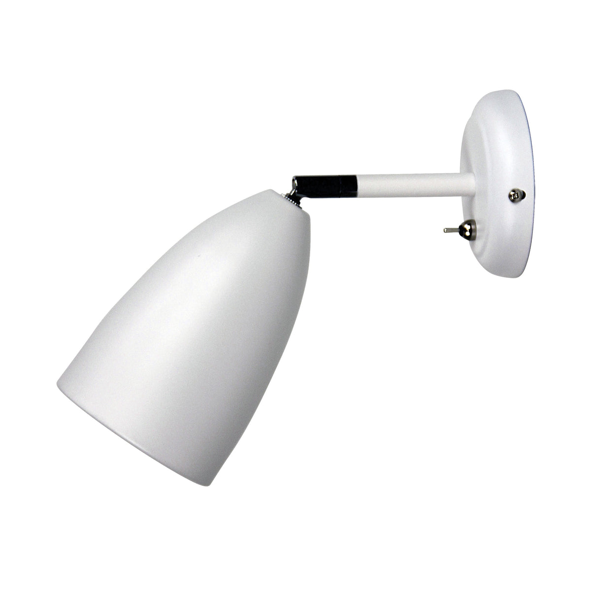 Salem with Switch Adjustable White Wall Light