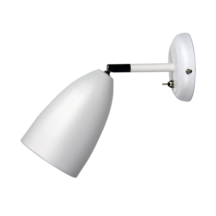Salem with Switch Adjustable White Wall Light