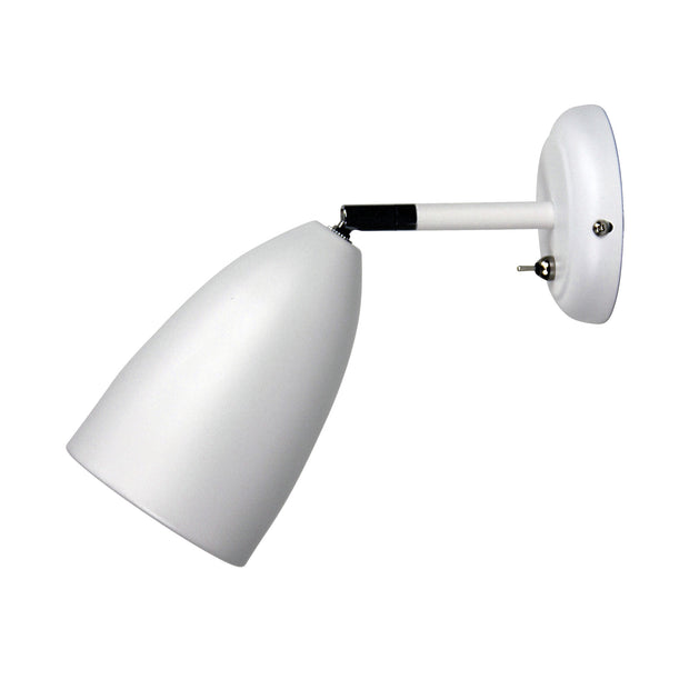 Salem with Switch Adjustable White Wall Light