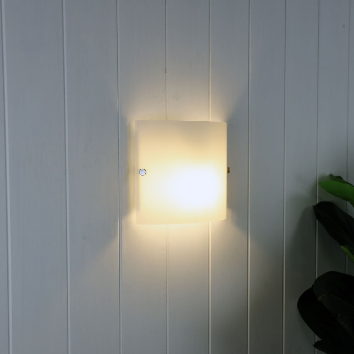 Duo 2 Simple Wall Mounted Light Frost Glass