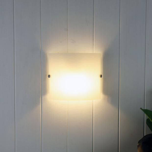 Duo 2 Frosted Glass E14 Simple Wall Light
