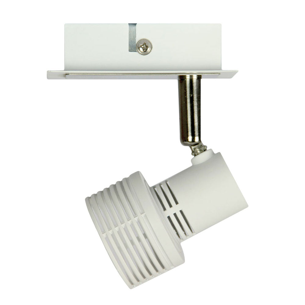 Zip Single Spot White LED Ready Adjustable Spotlight
