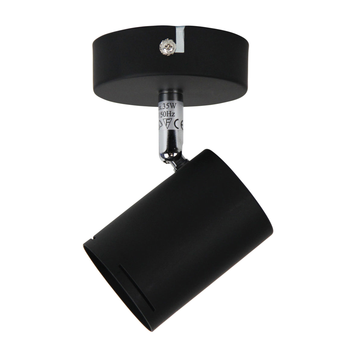 Baril Spot LED Ready Adjustable Spotlight Black