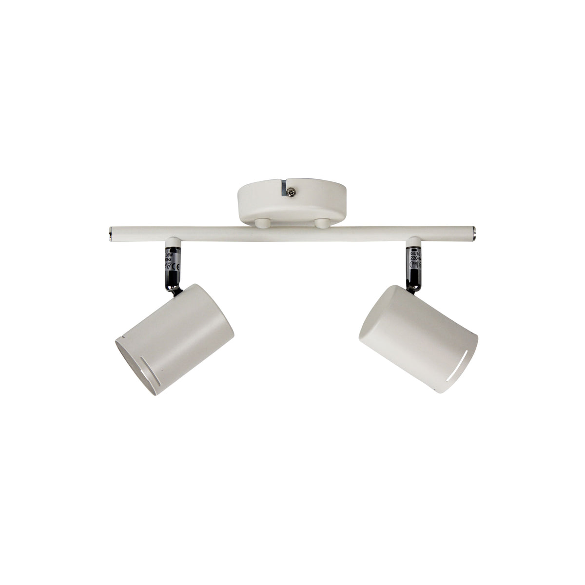 Baril 2 Light LED Ready Adjustable Spotlight White