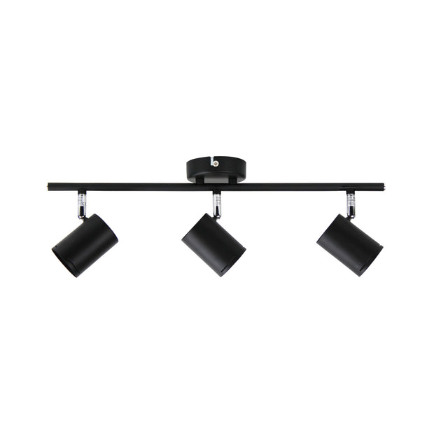 Baril 3 Light LED Ready Adjustable Spotlight Black
