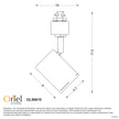 Baril Black GU10 Adjustable Single Circuit Track Head